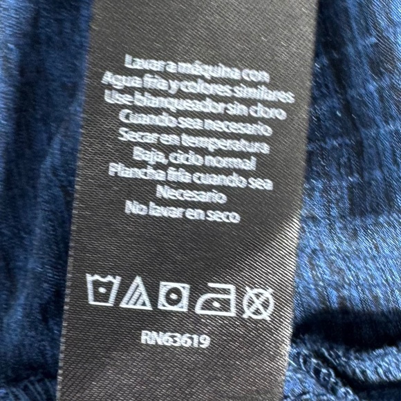 Spyder Active Mens Dark Royal Blue Quarter Zip Long Sleeve Shirt Sz M - Picture 7 of 7